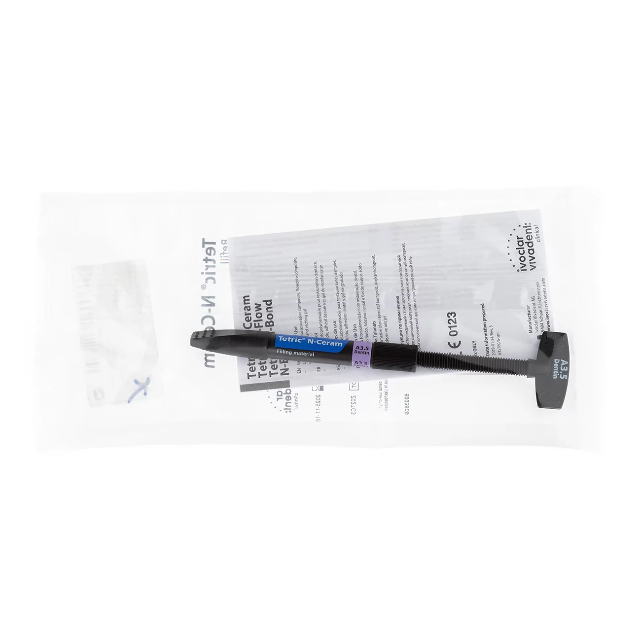 Tetric N-Ceram Refill 1x3.5g A3.5 Dentin Материал стоматологический пломбировочный, 604029AN