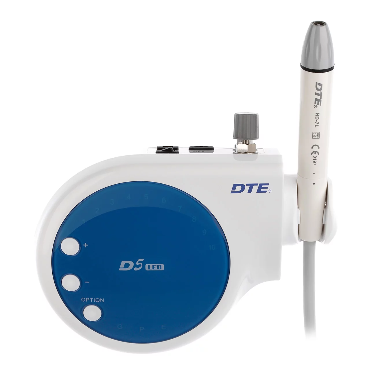 Ультразвуковой скейлер DTE-D5 LED, 6 насадок в комплекте (ED1T, GD1Tx2, GD2T, GD4T, PD1T)