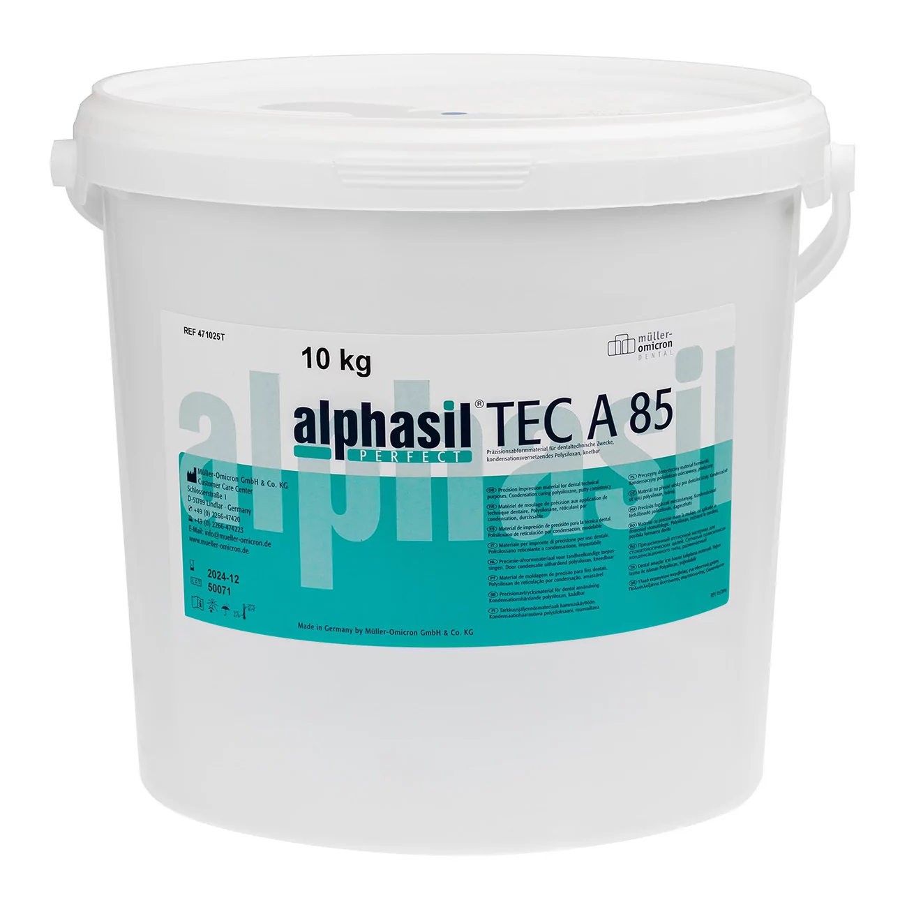 Дублировочный C-силикон Alphasil PERFECT TEC A85, 10 кг, 000471025T